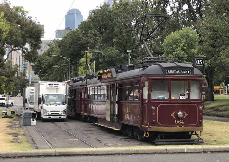 Yarra Trams restaurant car Class W 964